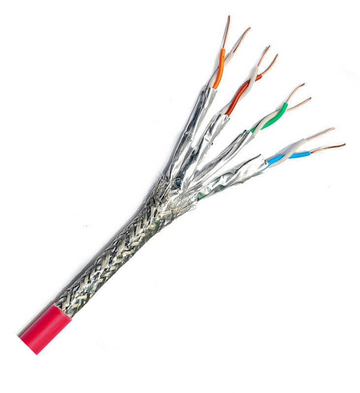 22awg 4PR Kabel Patch Jaringan Cat 8 Kabel Ethernet 50 Ft 0,5mm 0,58mm