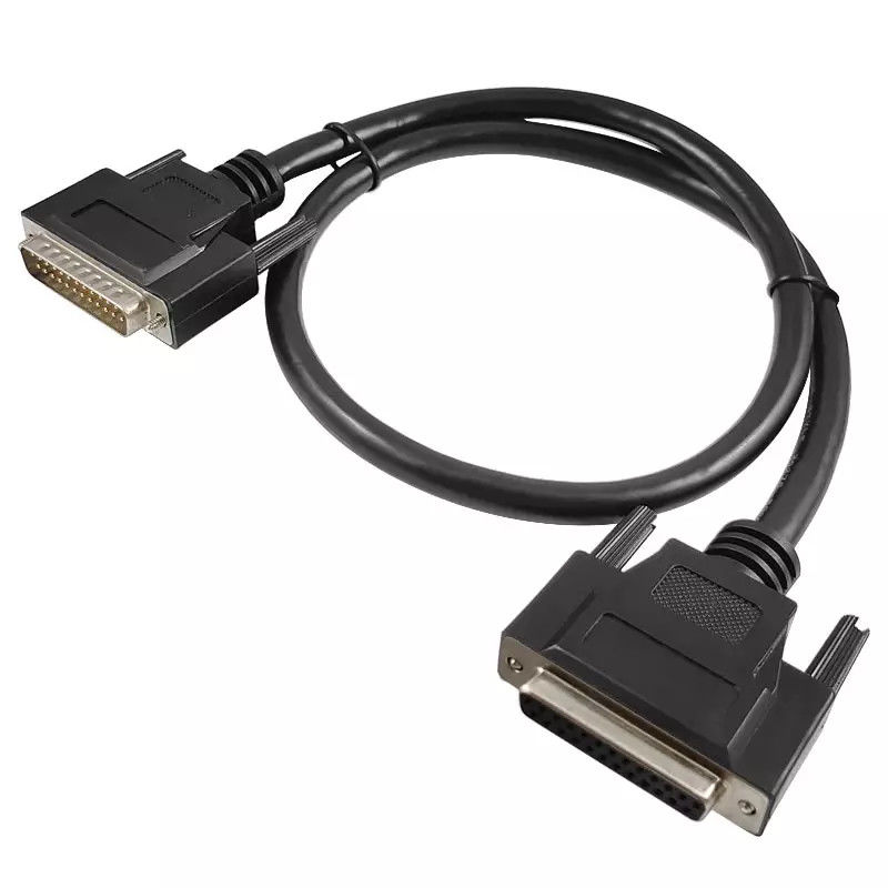 Konektor D-Sub 25 Pin Db25 Ke Db25 Kabel Komunikasi Paralel Pria Ke Wanita