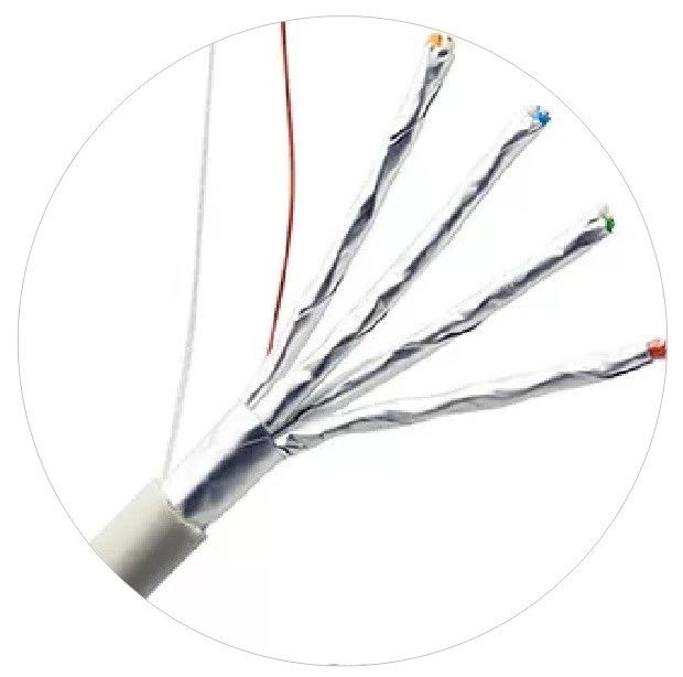 Kabel Patch Jaringan 23awg Kabel Lan Cat6 Dengan Jaket LSZH 4MHz