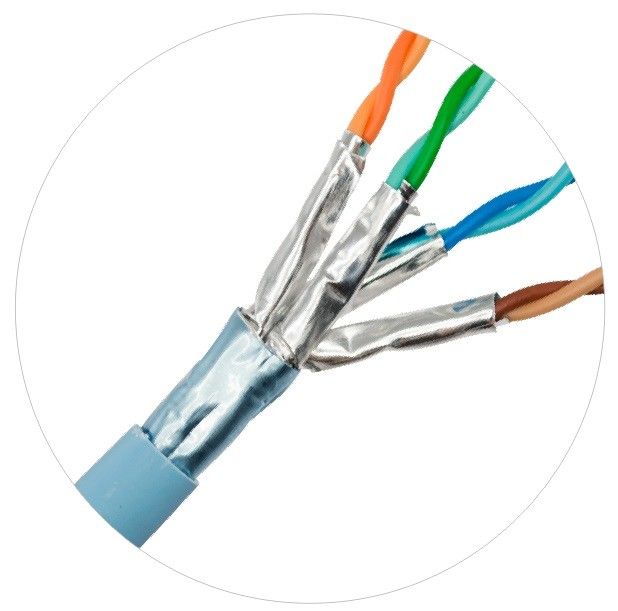 Kabel Patch Jaringan 23awg Kabel Lan Cat6 Dengan Jaket LSZH 4MHz