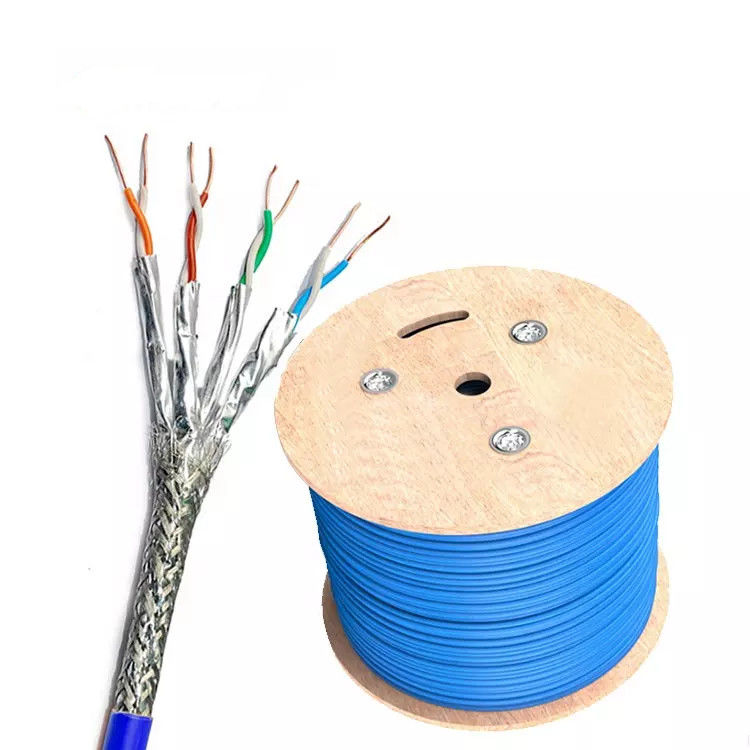 100m 305m 500m Kabel Patch Jaringan Kabel Ethernet Cat 8 SFTP