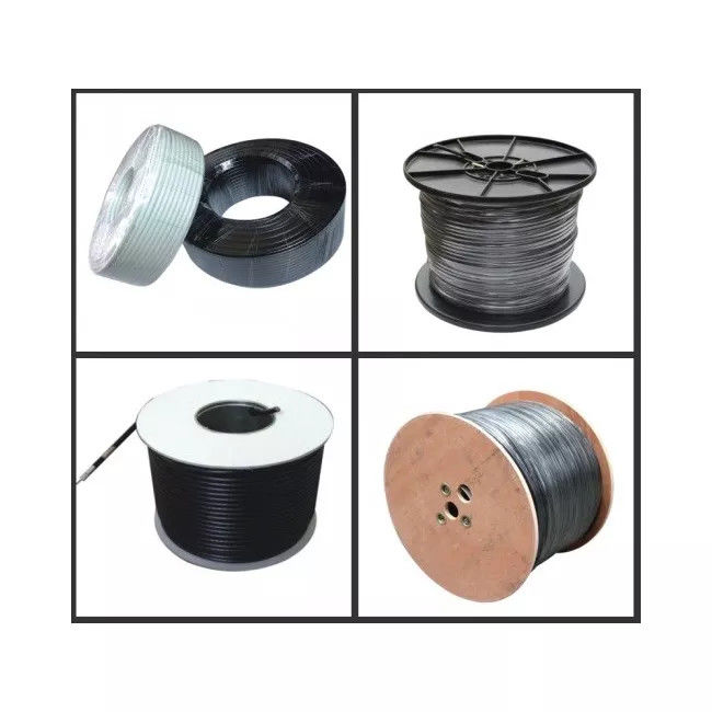 75 Ohm 100 Ohm LSZH Jacket Rg6 Kabel Coax Untuk Isolasi XLPE Internet
