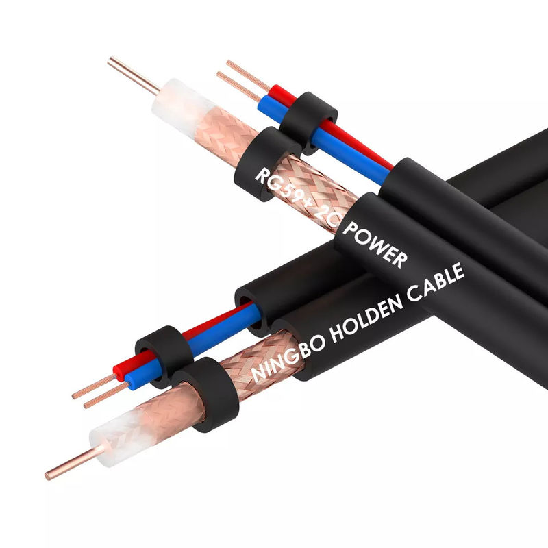50 Ohm Solid Bare Copper Rg6 Coaxial Cable 1000 Ft Untuk Penerima Satelit