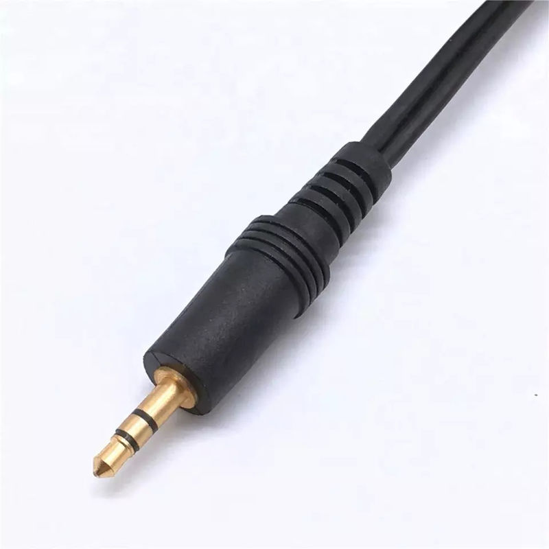 Tembaga RCA Ke 3,5 MM Jack Kabel Audio Video Untuk TV DVD RCA