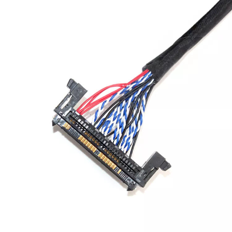 Pabrik perakitan kabel LVDS perakitan kabel Produsen kabel khusus Kabel Shielded fleksibel Kabel sinyal untuk tampilan & kamera Pabrik pasokan langsung Desain kabel khusus