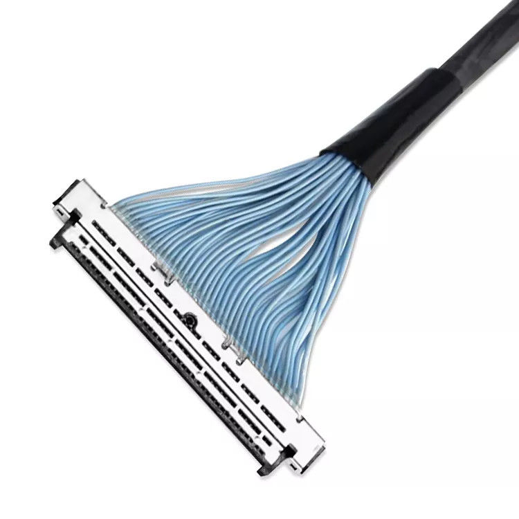 Pabrik perakitan kabel LVDS perakitan kabel Produsen kabel khusus Kabel Shielded fleksibel Kabel sinyal untuk tampilan & kamera Pabrik pasokan langsung Desain kabel khusus