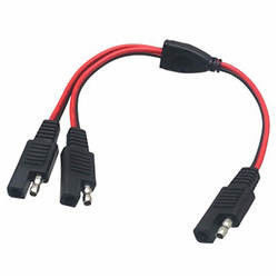 SAE Ke SAE Y Membagi Kabel Pengisi Daya Baterai 1 Ke 2 Arah 2 Tiang 120A 600V