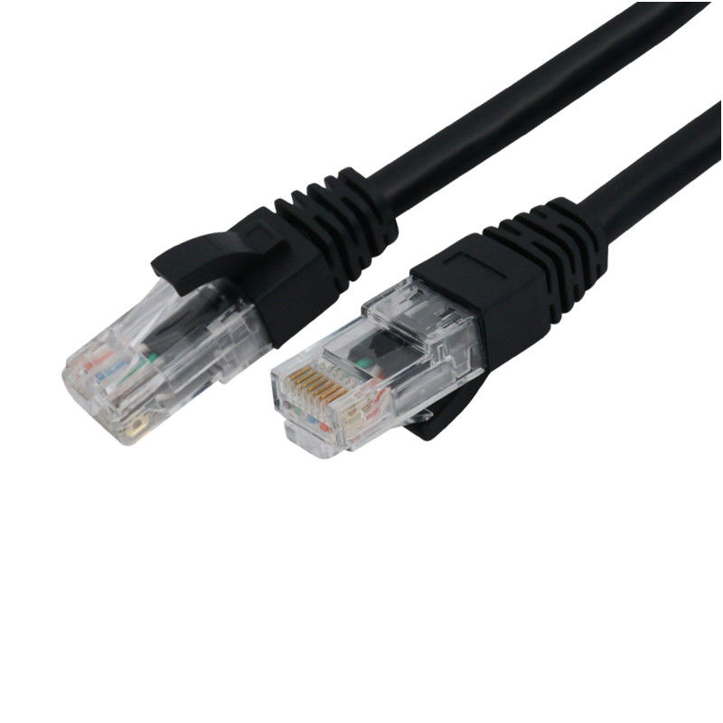 Kabel Jaringan 1m-20m Berkecepatan Tinggi Putih Biru Hitam Abu-abu Kuning 10% -90% RH