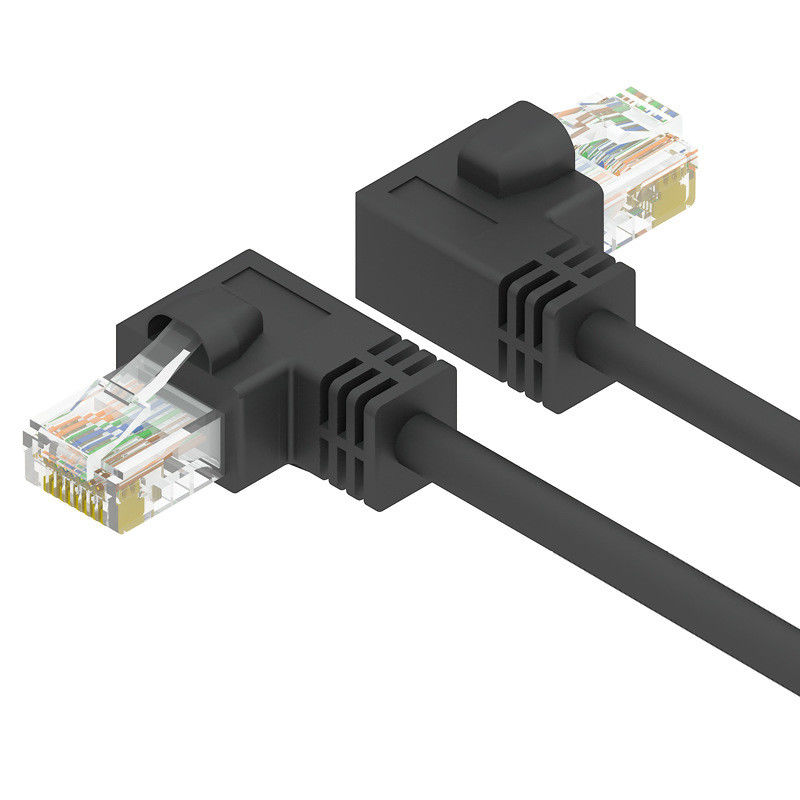 Kabel Jaringan 1m-20m Berkecepatan Tinggi Putih Biru Hitam Abu-abu Kuning 10% -90% RH