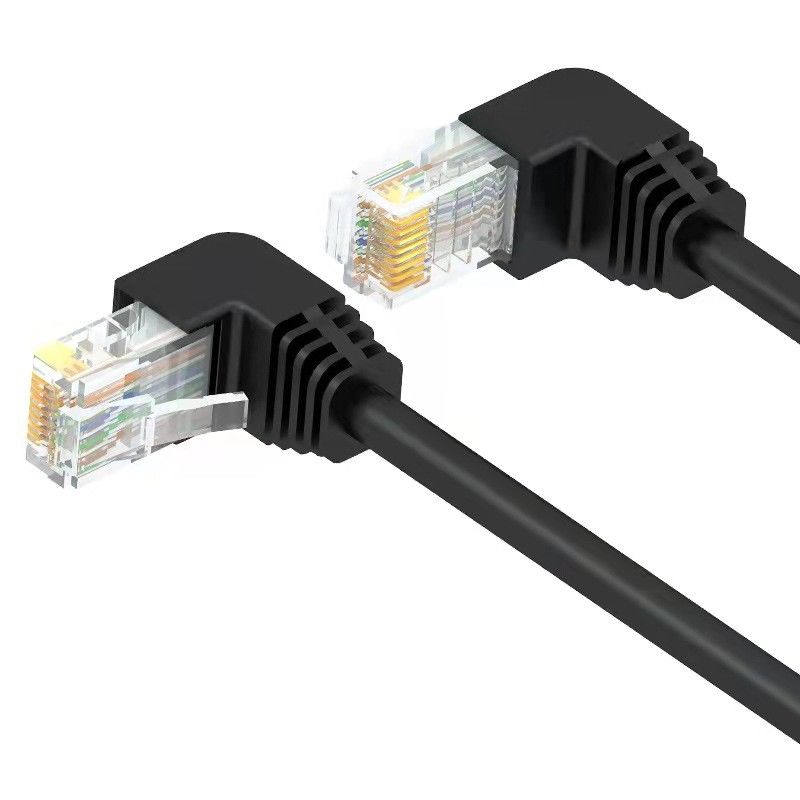 Kabel Jaringan 1m-20m Berkecepatan Tinggi Putih Biru Hitam Abu-abu Kuning 10% -90% RH