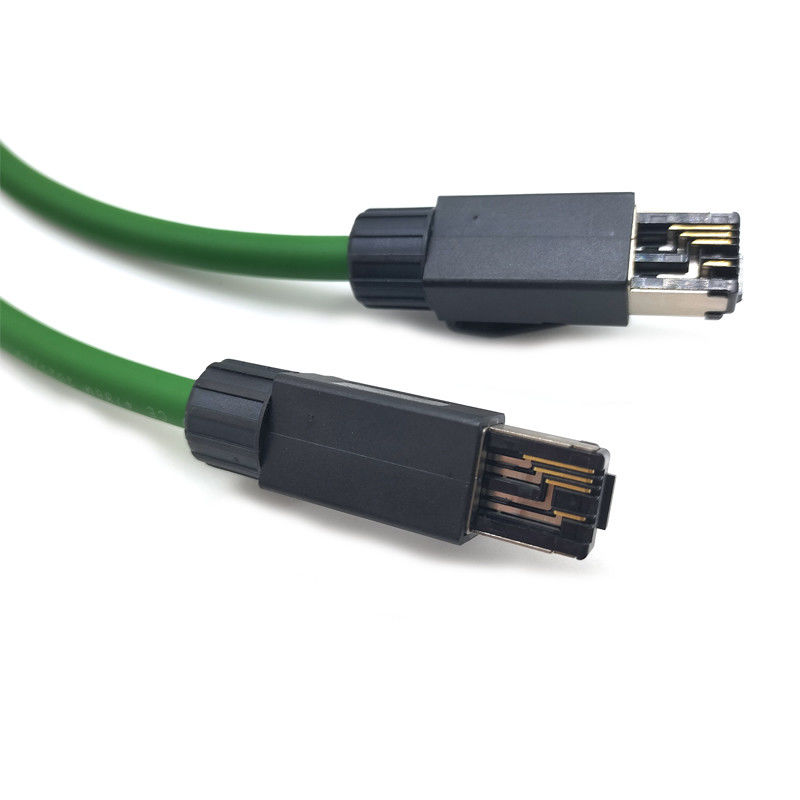 Kabel jaringan industri servo EtherCAT bus fleksibilitas tinggi double shielding drag chain industri robot PLC kabel