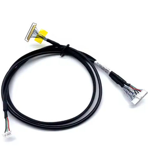 Custom LVDs Wire Harness Electronic Connector Kabel LCD/LVDs Kabel perakitan untuk Panel Tampilan
