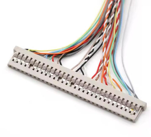 DF14 30Pin To 111B40 Kabel LVDS berwarna-warni 111B40-1211TA-G3 Wire Harness Untuk Layar Laptop Komputer