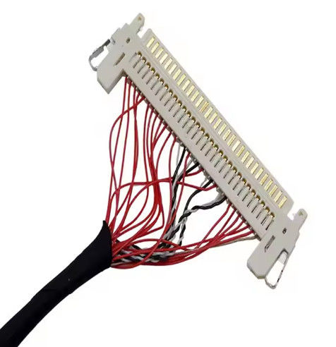 DF14 30Pin To 111B40 Kabel LVDS berwarna-warni 111B40-1211TA-G3 Wire Harness Untuk Layar Laptop Komputer