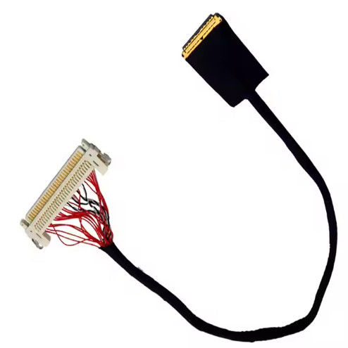HRS DF13-30DS-1.25C Untuk DF14-20S-1.25C 20pin 30 Pin 40 Pin 50 Pin 60pin Custom Lvds Kabel Majelis Untuk Lcd Panel