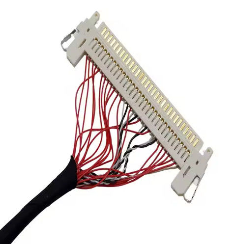 HRS DF13-30DS-1.25C Untuk DF14-20S-1.25C 20pin 30 Pin 40 Pin 50 Pin 60pin Custom Lvds Kabel Majelis Untuk Lcd Panel