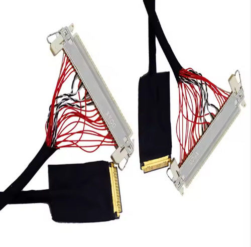 HRS DF13-30DS-1.25C Untuk DF14-20S-1.25C 20pin 30 Pin 40 Pin 50 Pin 60pin Custom Lvds Kabel Majelis Untuk Lcd Panel