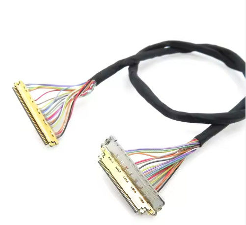 40 Pin 30 Pin EDP Kabel Konektor I-Pex Kabel Lvds Custom Assemblies Untuk Lcd Panel Laptop Screen