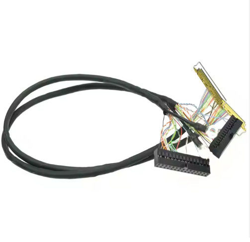 40 Pin 30 Pin EDP Kabel Konektor I-Pex Kabel Lvds Custom Assemblies Untuk Lcd Panel Laptop Screen