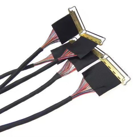 40 Pin 30 Pin EDP Kabel Konektor I-Pex Kabel Lvds Custom Assemblies Untuk Lcd Panel Laptop Screen