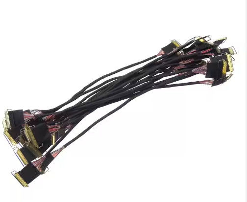 40 Pin 30 Pin EDP Kabel Konektor I-Pex Kabel Lvds Custom Assemblies Untuk Lcd Panel Laptop Screen
