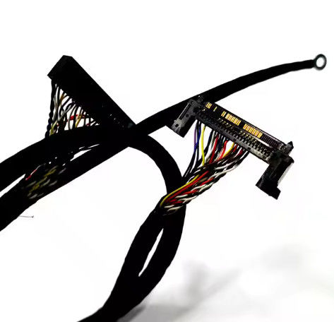 OEM Wire Harness 20Pin 30Pin 40Pin 50 PIN Kabel LVDS Untuk Monitor Komputer E329530