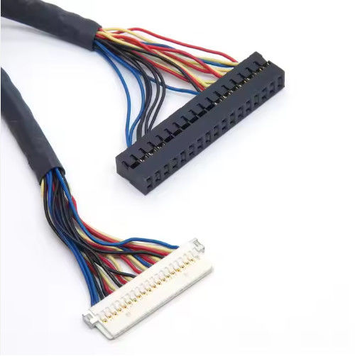 Elektronik Molex 30 Pin Untuk JAE 40pin LVDS Kabel Untuk LCD Komputer Printer Monitor Disesuaikan