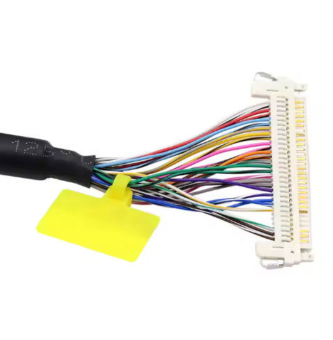 Elektronik Molex 30 Pin Untuk JAE 40pin LVDS Kabel Untuk LCD Komputer Printer Monitor Disesuaikan