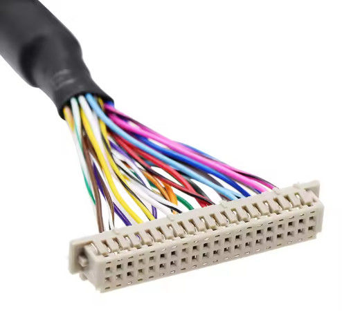 Elektronik Molex 30 Pin Untuk JAE 40pin LVDS Kabel Untuk LCD Komputer Printer Monitor Disesuaikan