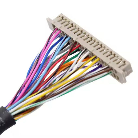 Elektronik Molex 30 Pin Untuk JAE 40pin LVDS Kabel Untuk LCD Komputer Printer Monitor Disesuaikan