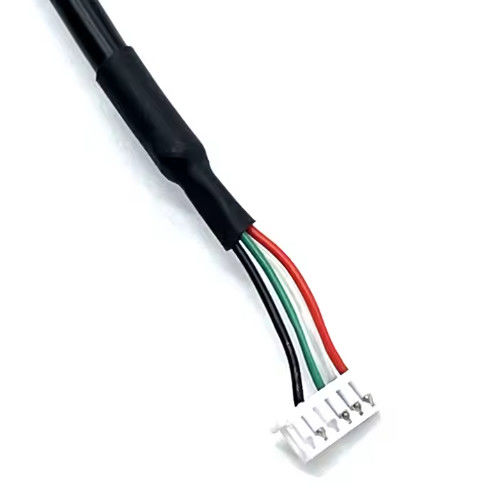 Aplikasi Elektronik Hitam Custom LVDs Wire Harness LCD Kabel Majelis untuk Panel Tampilan