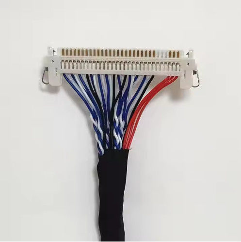 100% Tes 1.25mm 2.0mm Pitch 20 30 40 Pin Konektor LVDS Shielded Wire LCD Display Kabel Majelis