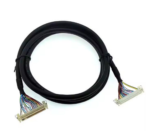 100% Tes 1.25mm 2.0mm Pitch 20 30 40 Pin Konektor LVDS Shielded Wire LCD Display Kabel Majelis