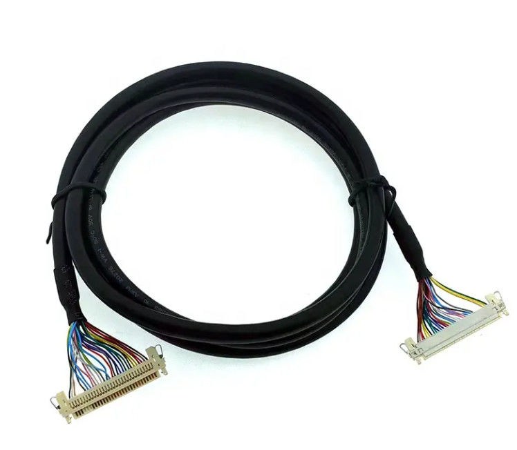 Kabel LVDS tahan lama dengan UL VW-1 Peringkat Kehangatan dan 300V tegangan nominal