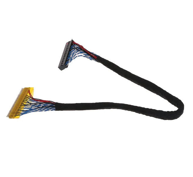 1-5m Panjang Kabel LVDS Listrik rendah Tampilan Serial Kabel dengan kekuatan dielektrik ≥1000V/min