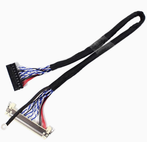 105C Nominal Suhu 1-5m LVDS Kabel Dengan AWG26 Tembaga Konduktor UL VW-1 Nominal