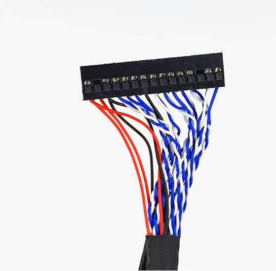 Kabel Video LVDS Konduktor Tembaga 300V Dengan UL VW-1 Rated Flame Retardance