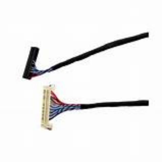 105C Nominal Suhu Tegangan Rendah Tampilan Serial Kabel dengan AWG26-28 Wire Gauge