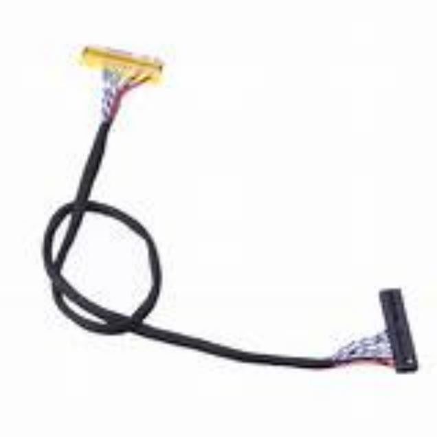 Black Low-Voltage Display Serial Cable 1-5m untuk Transmission Data yang lancar