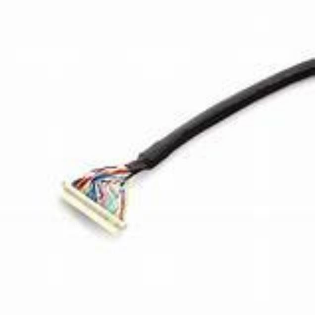 Black Low-Voltage Display Serial Cable 1-5m untuk Transmission Data yang lancar