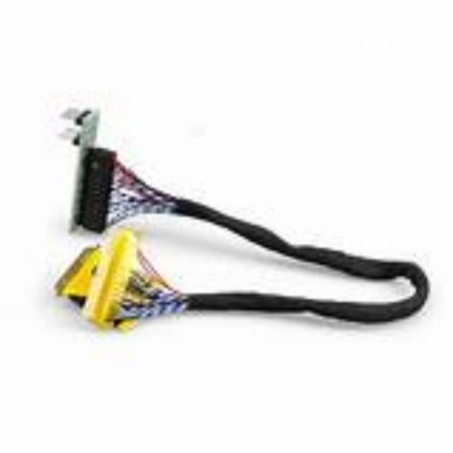 UL VW-1 Rating Flammability Kabel LVDS dengan bahan jaket PVC dan resistensi isolasi ≥1000MΩ