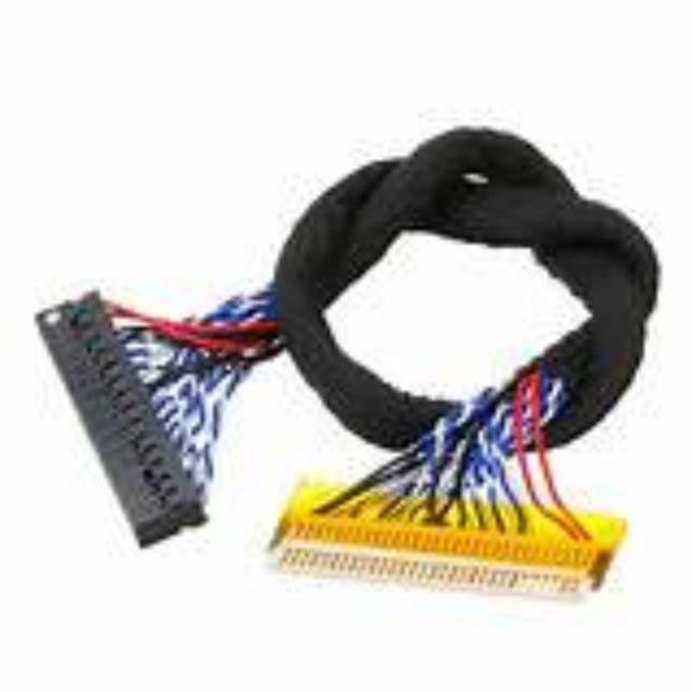 AWG26-28 Kabel LVDS dengan UL VW-1 Rating Flammability dan Kekuatan Dielektrik ≥1000V/min
