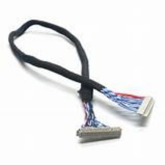 Kabel LVDS Transmisi Sinyal yang Stabil dengan UL VW-1 Rating Flammability dan AWG26-28 Copper Conductor