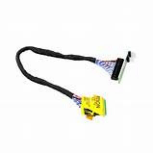 Kabel seri LVDS dengan konektor hitam tipe hitam