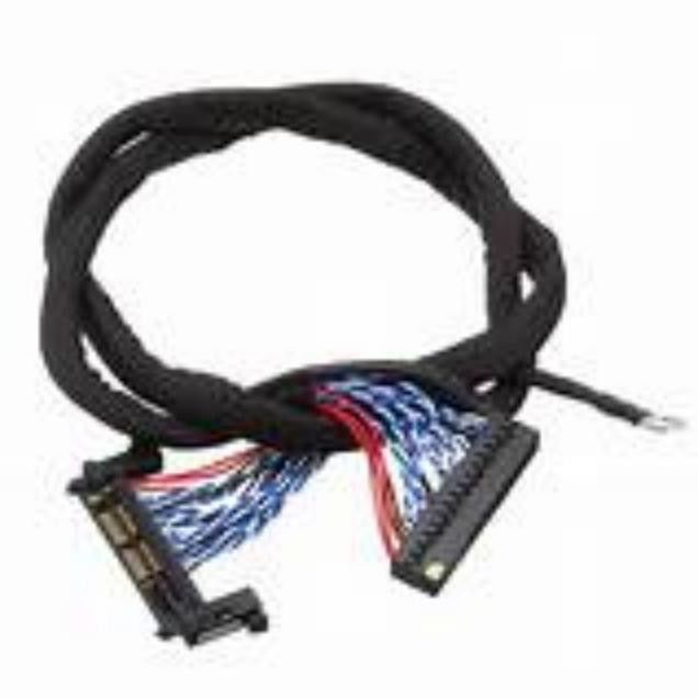 Kabel LVDS dengan konektor tahan api UL VW-1 untuk sistem tampilan otomotif