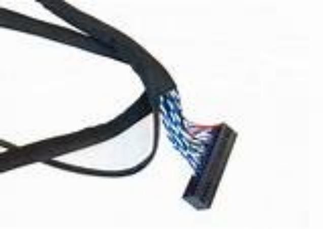 Kabel LVDS dengan konektor tahan api UL VW-1 untuk sistem tampilan otomotif