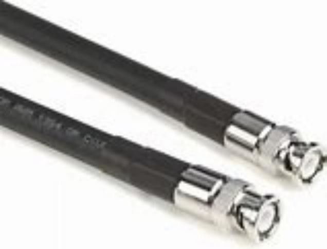Kabel koaksial tegangan tinggi terisolasi polietilen dengan impedansi kurang dari 30 Ohm