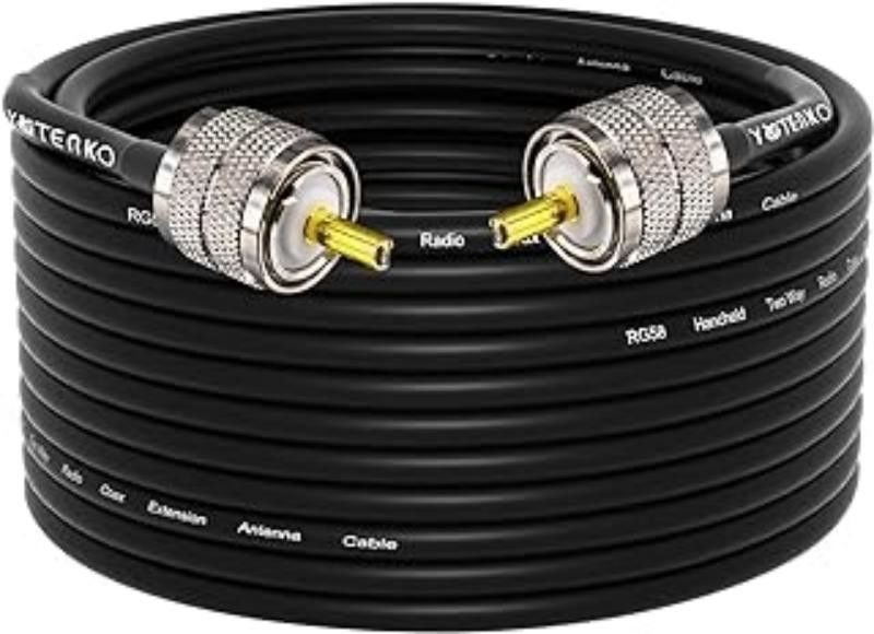 Kabel Koaksial Tegangan Tinggi 40KV Bahan Isolasi Polietilena 50 Ohm Impedansi untuk Kinerja