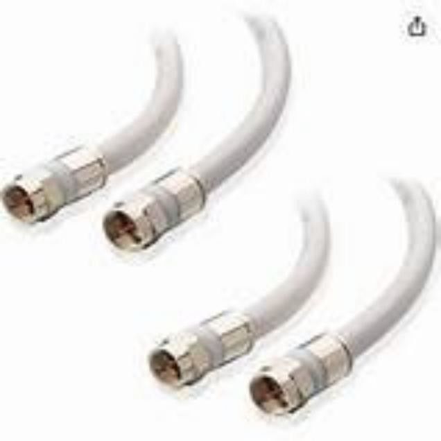 0-3 GHz Frequency Range High Voltage Coaxial Cable dengan LSZH Jacket dan Isolasi Poliethelin
