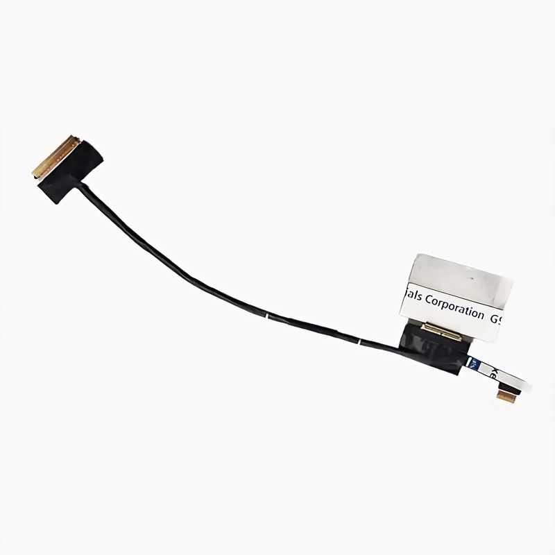 Kabel LVDS 1-5m Hitam untuk transfer data yang stabil dan cepat dalam otomatisasi industri pada suhu 105C